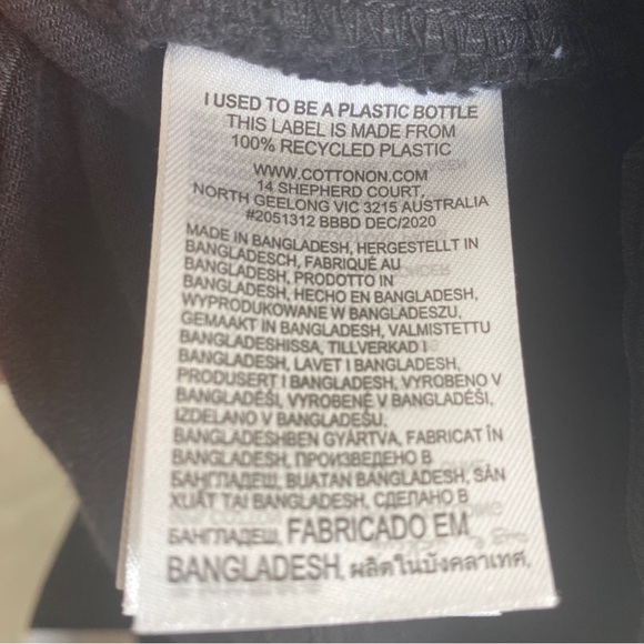 Cotton: On High Rise Stretch Classic Women's Black Denim Shorts Size 12 - Picture 7 of 12